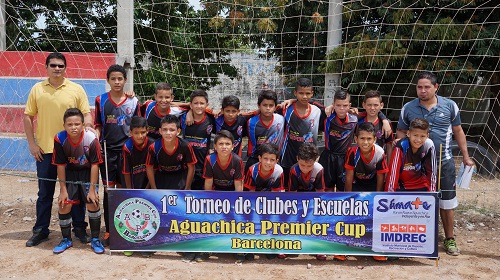 Comfacesar Aguachica cultiva jóvenes futbolistas